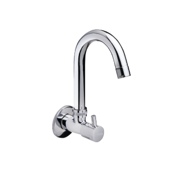 Buy Sink Cock (wall Mounted) With Swivel Neck And Aeretor