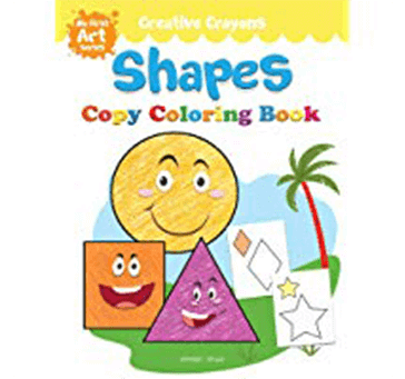 Buy Shapes Coloring Book: Creative Crayons Series