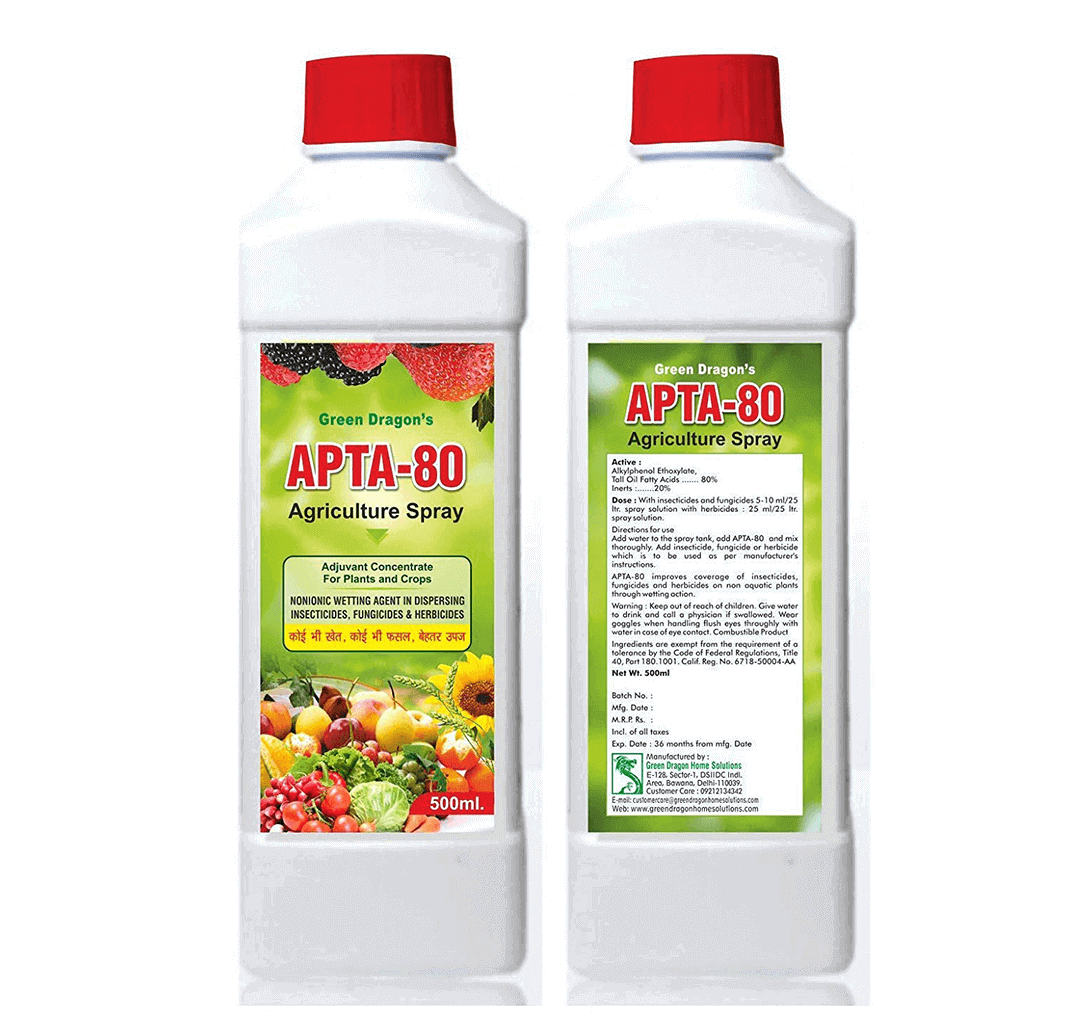 Buy Green Dragon's APTA-80 Agriculture Spray Adjuvant Concentrate For Plants And Crops 1000 Ml