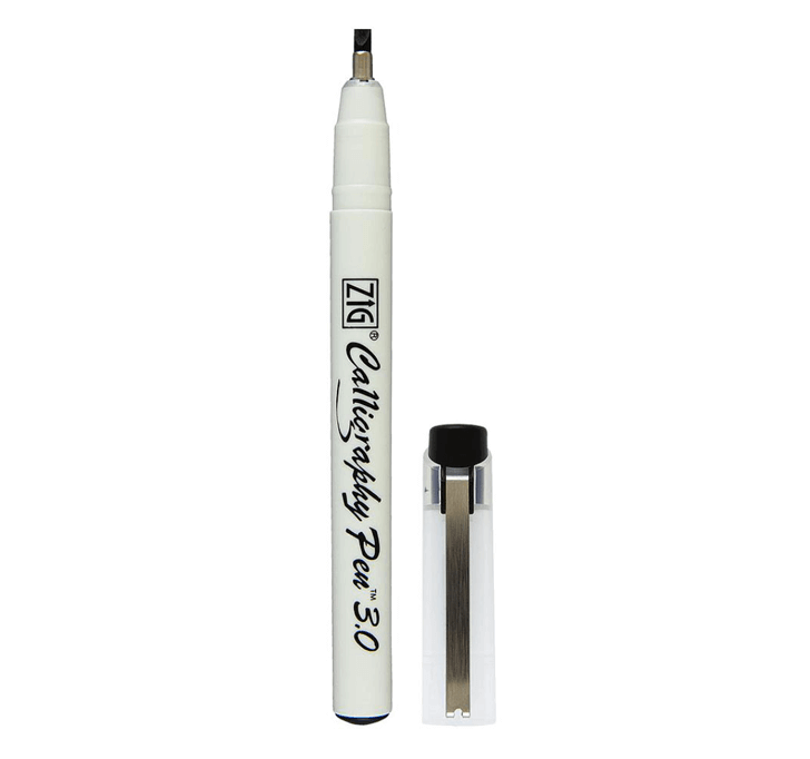 Buy Zig Calligraphy Pen (Black, 3 Nibs - 1.0 Mm, 2.0 Mm, 3.0 Mm)