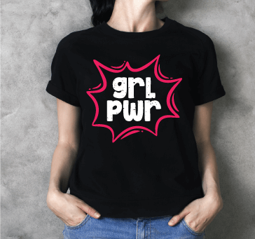 Buy Girl Power Graphic T-Shirt