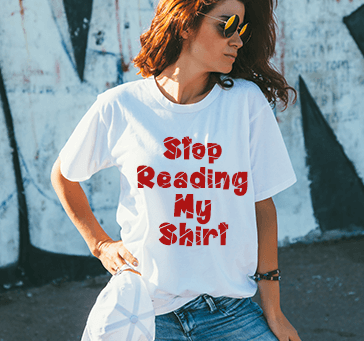 Buy Stop Reading My Shirt