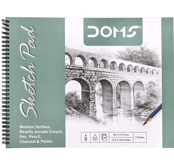 Buy DOMS Sketch Pad - 110 GSM (50 Sheets)