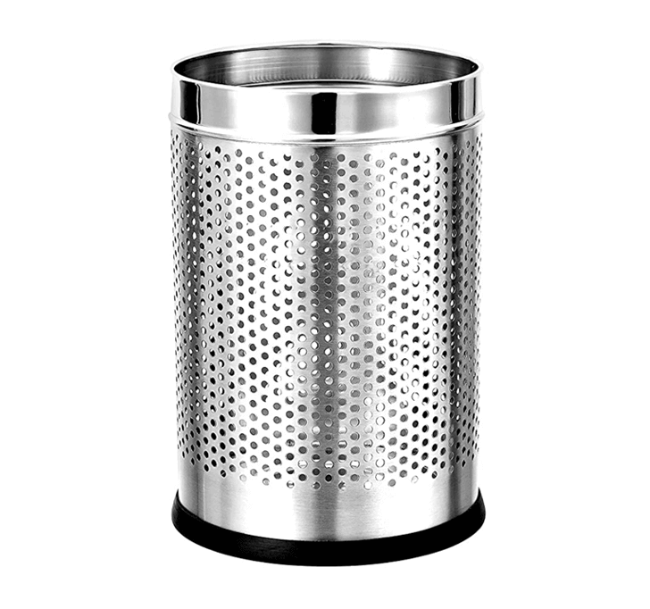 Buy Stainless Steel Perforated Dustbin (7 X 10 Inch)