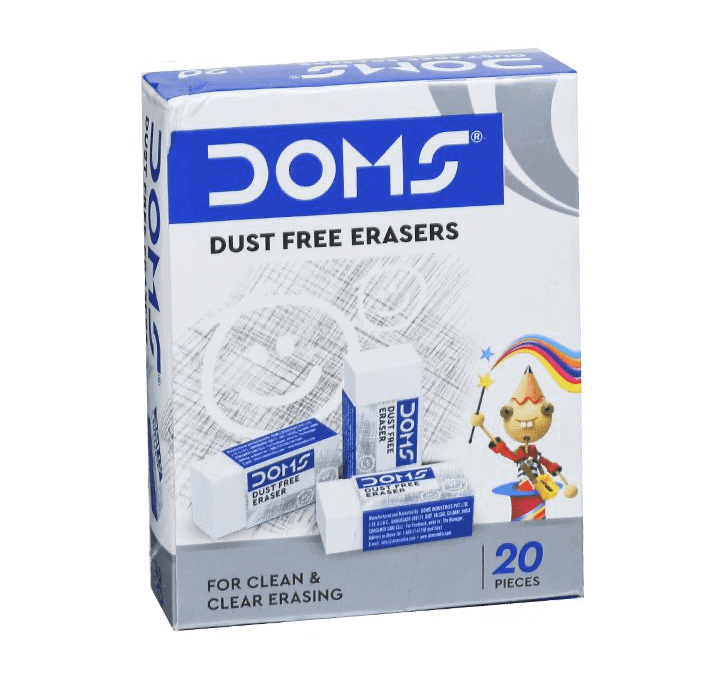 Buy DOMS Dust Free Erasers (20 Pieces)