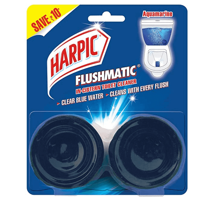 Buy Harpic Flushmatic Twin In-Cistern Toilet Cleaner (50g X 2 = 100 G)