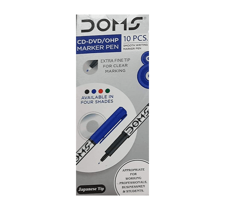 Buy DOMS CD-DVD/OHP (Blue Color) Marker Pen 