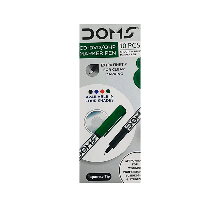 Buy DOMS CD-DVD/OHP (Green Color) Marker Pen