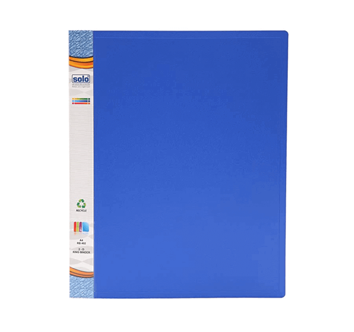 Buy Solo A4 Ring Binder (Blue)