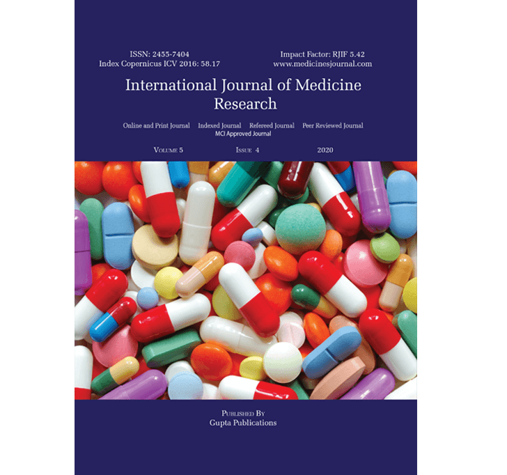 Buy International Journal Of Medicine Research