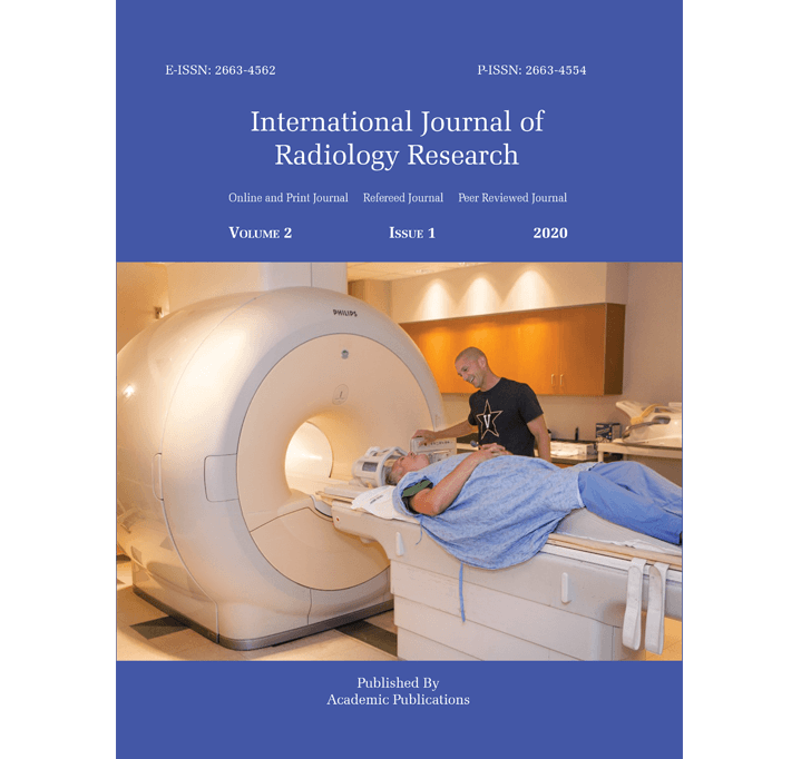 Buy International Journal Of Radiology Research