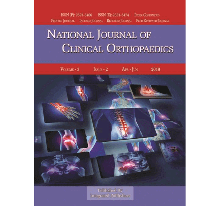 Buy National Journal Of Clinical Orthopaedics