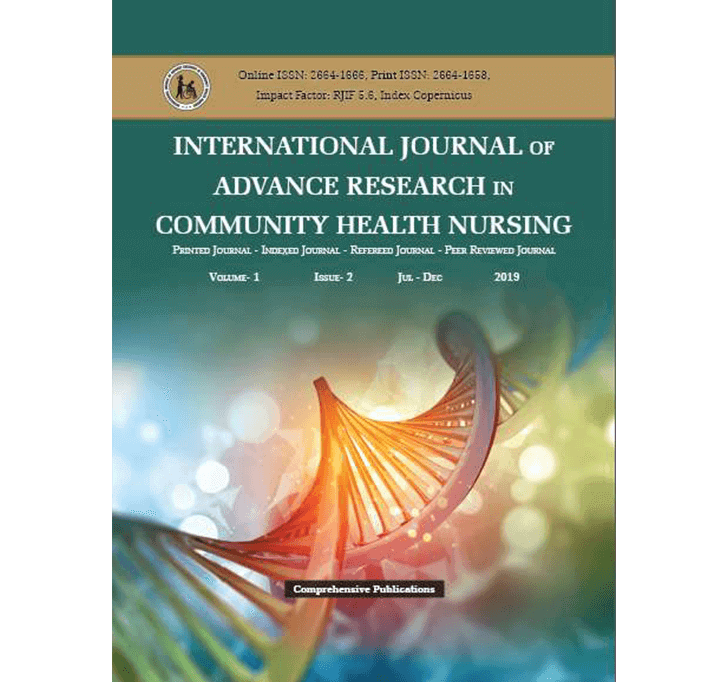 Buy International Journal Of Advanced Research In Community Health Nursing