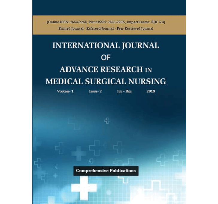 Buy International Journal Of Advance Research In Medical Surgical Nursing