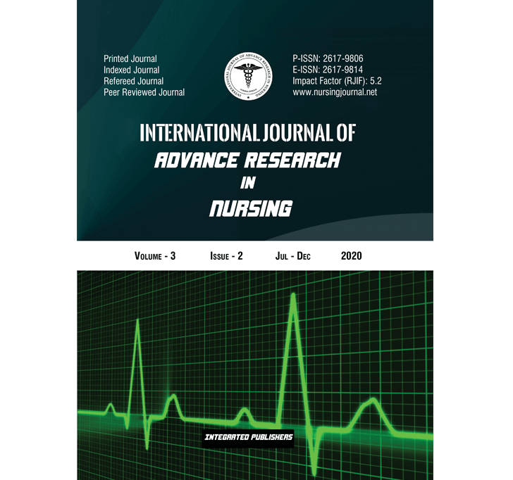 Buy International Journal Of Advance Research In Nursing