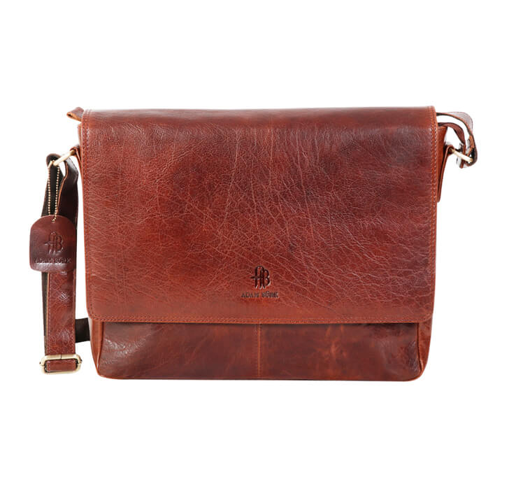 Buy ADAM BURK Remo Leather Bag (Potfolio Bag)