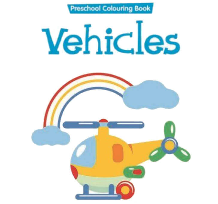 Buy Preschool Colouring Book Vehicles