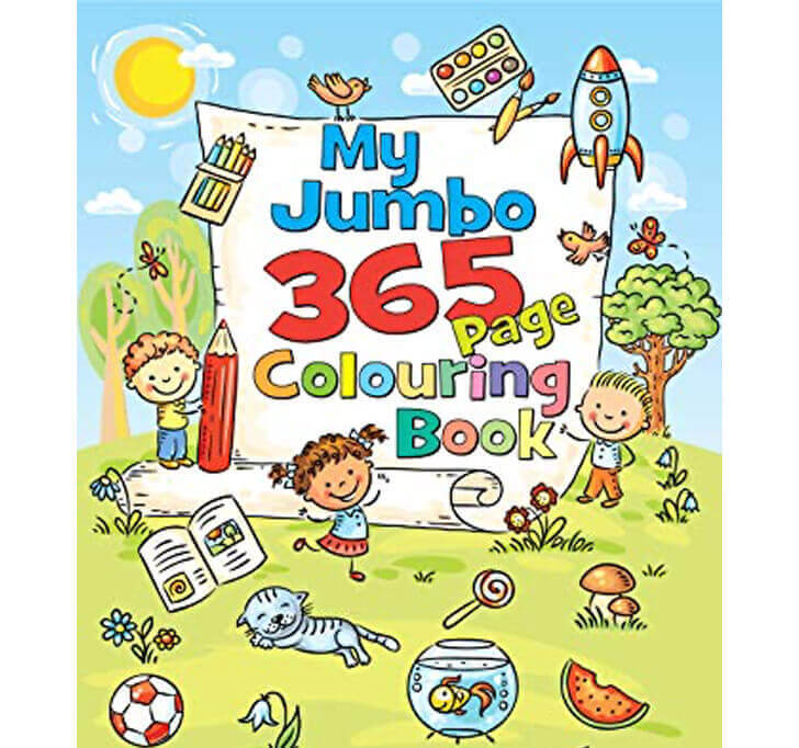 Buy My Jumbo 365 Page Colouring Book