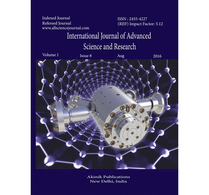 Buy International Journal Of Advanced Science And Research