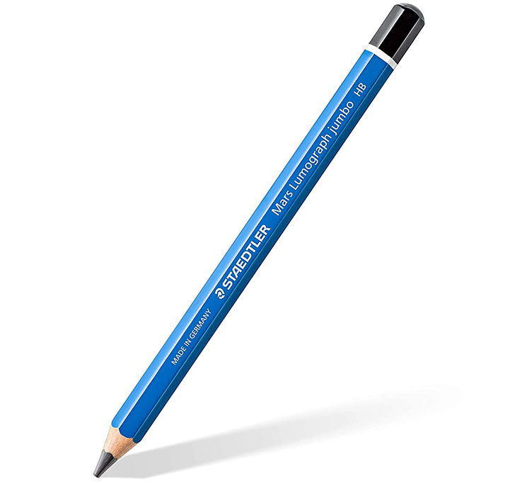 Buy Staedtler Mars Lumograph Jumbo Degree Blister Pencil Of 5 Degrees - HB, 3B, 4B, 6B & 8B (Pack Of 5)