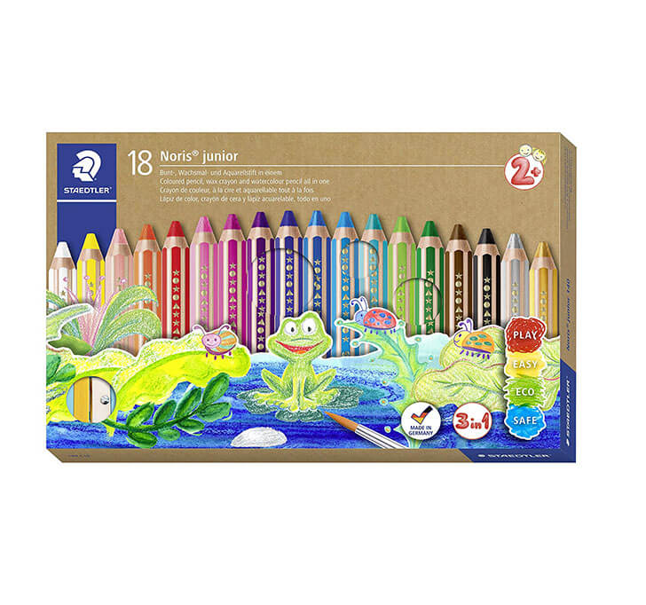 Buy Staedtler Buddy Jumbo Water Colour Pencil Set - Pack Of 18
