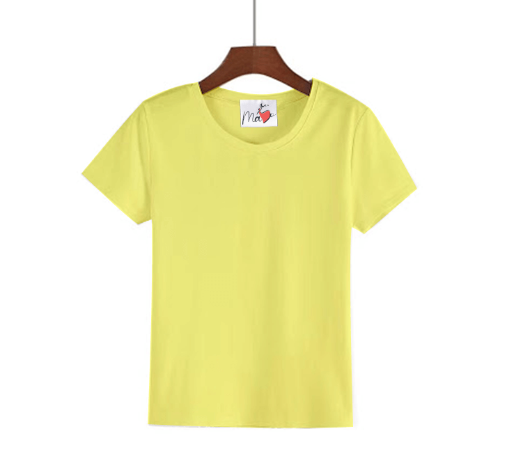 Buy MaYo Girl Yellow Half Sleeve T-Shirt