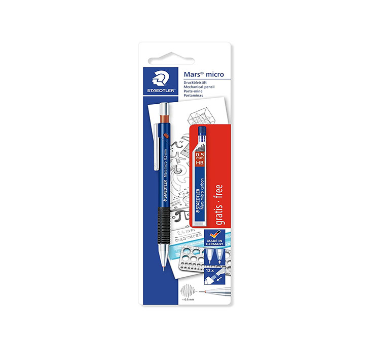 Buy Staedtler Mars Micro 775 0.5 Mm Mechanical Pencil With 1 Pack Lead Tube