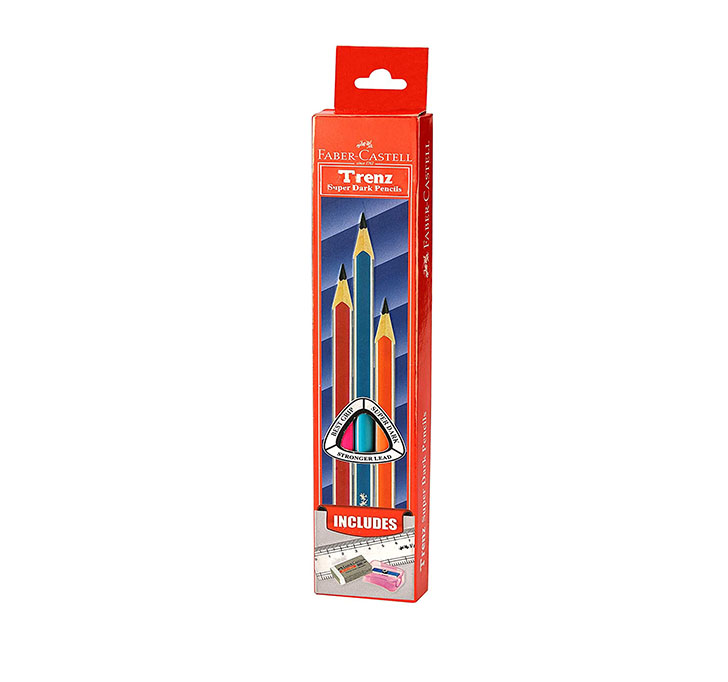 Buy Faber-Castell Trenz Silver Strip Pencils