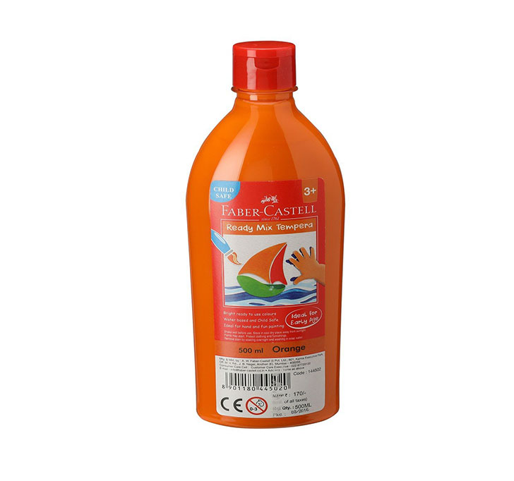 Buy Faber-Castell Ready-Mix Tempera Bottle (Orange)