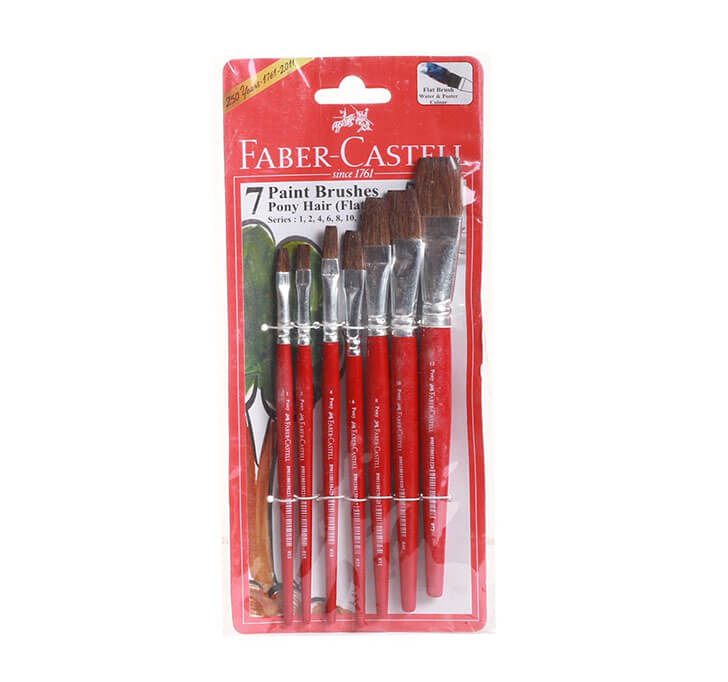 Buy Faber-Castell Pony Hair Flat Paint Brush