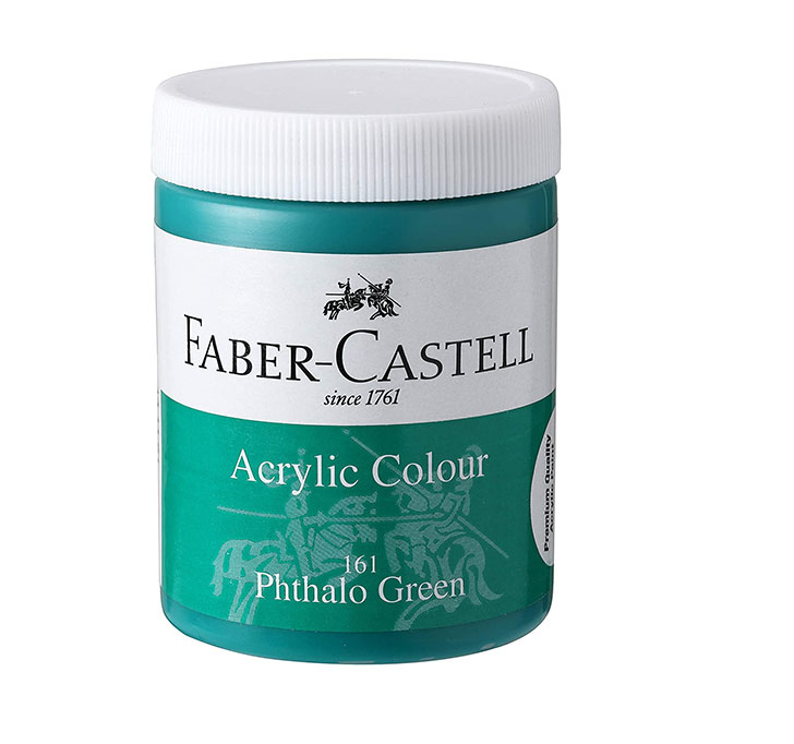 Buy Faber-Castell Acrylic 140ml Jar - Phthalo Green 161