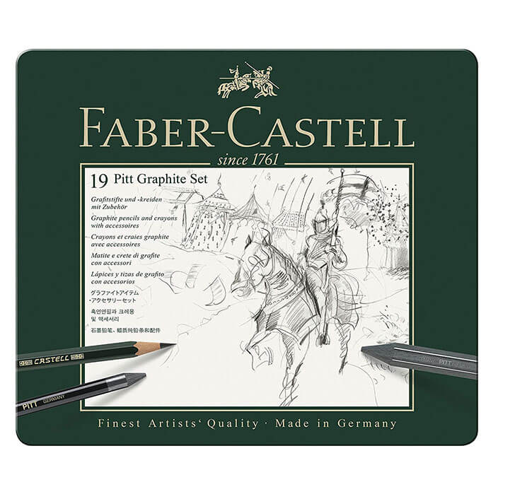 Buy Faber-Castell Pitt Graphite Set - Pack Of 19