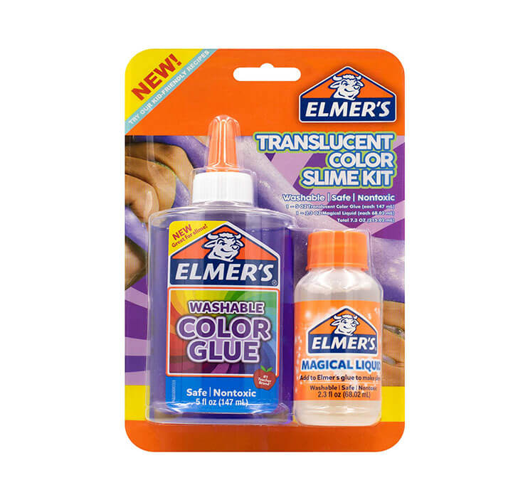 Buy Elmer's Translucent Color Slime Making Kit With Purple Washable