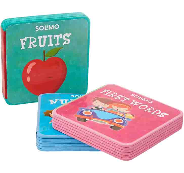 Buy Amazon Brand - Solimo My Baby Foam Books (Set Of 3, First Words, Fruits, Numbers) 
