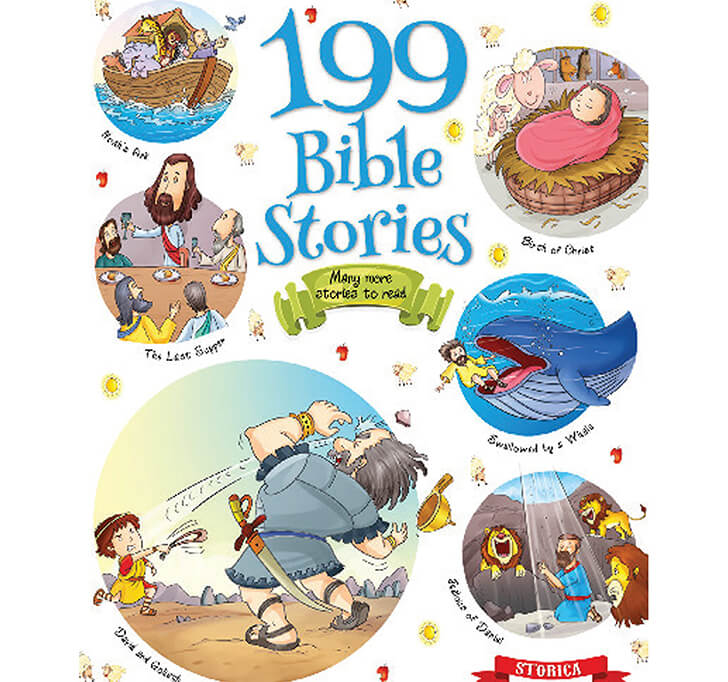 Buy 199 Bible Stoies - Short Teaching Stories For 3 To 6 Year Old Kids From Bible
