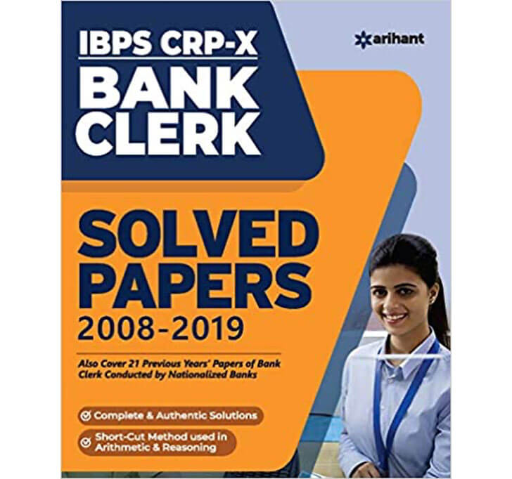 Buy IBPS CWE - X Bank Clerk Solved Papers 2020