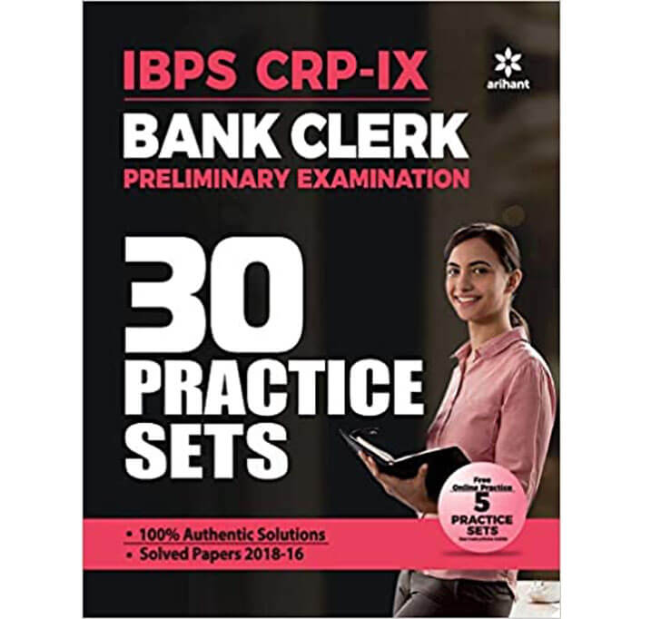 Buy 30 Practice Sets IBPS-VIII Bank Clerk Preliminary Examination 2019