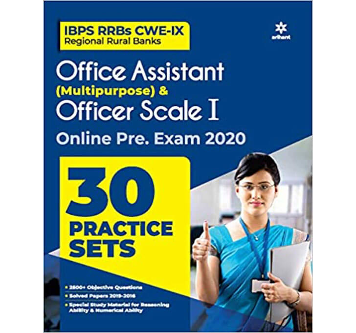 Buy 30 Practice Sets IBPS RRBs CWE-IX Office Assistant Multipurpose And Officer Scale-I Pre Exam 2020