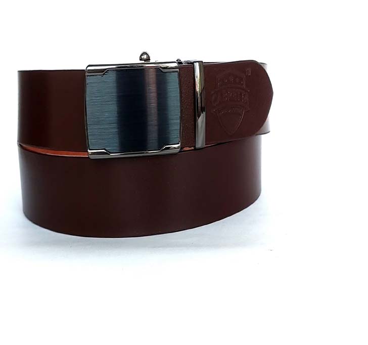Buy Cabretta Geniune Leather Free Size Stylish Belt For Men And Boys With Autolock Buckle 35MM (Belt Waist Size - 34) (CBABL9)
