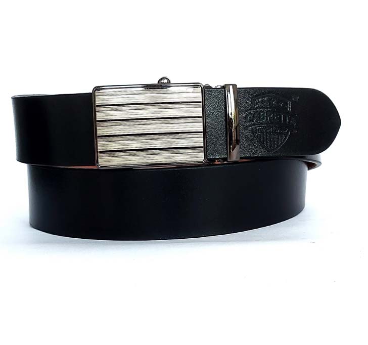 Buy Cabretta Geniune Leather Free Size Stylish Belt For Men And Boys With Autolock Buckle 35MM (Belt Waist Size - 40) (CBABL11)
