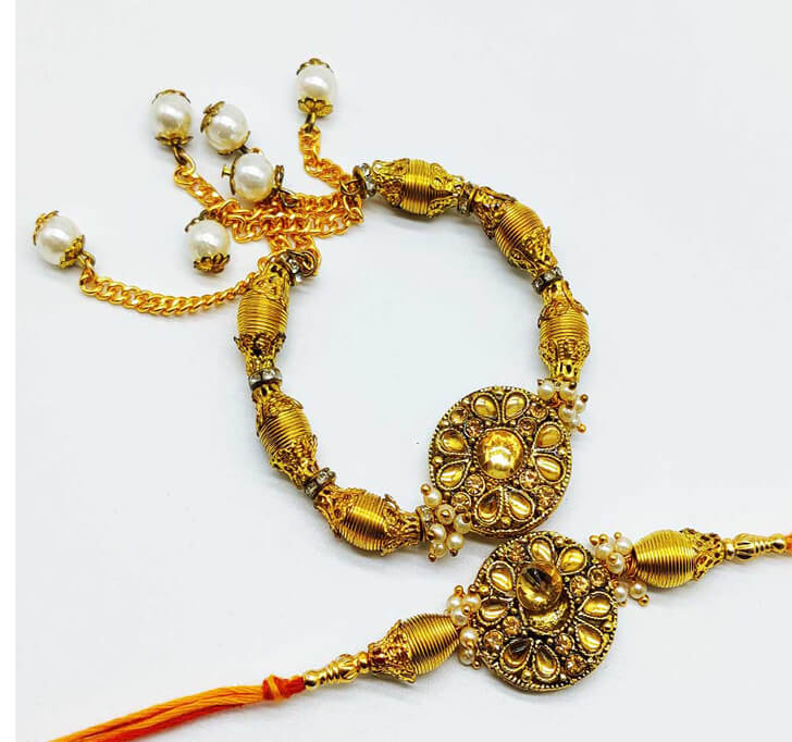 Buy Bracelet Designer Paired Rakhi