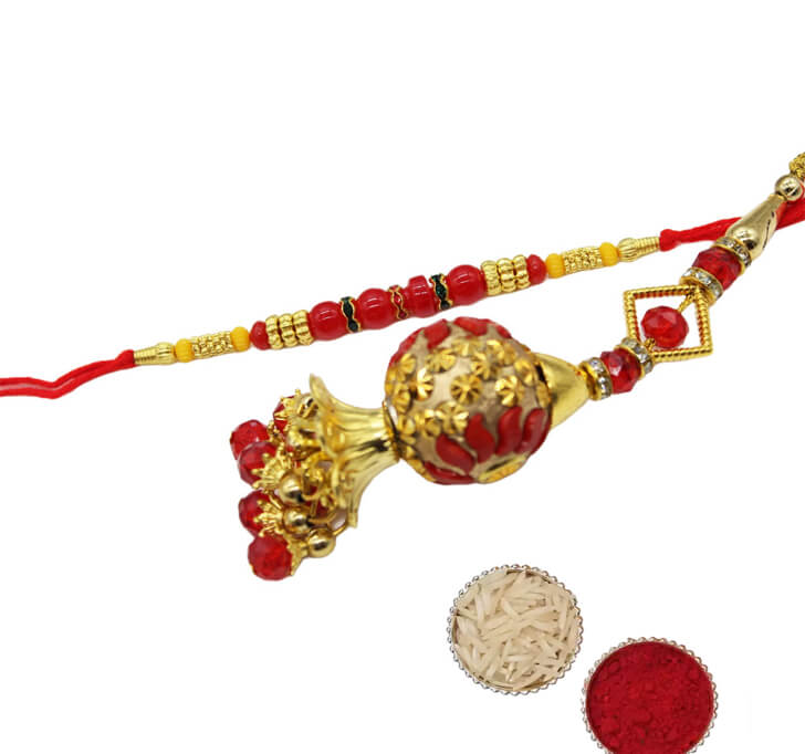 Buy Traditional Designs Lumba Paired Rakhi