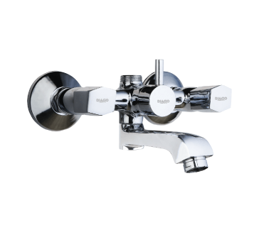 Buy Wall Mixer With Telephonic Shower Arrangement Of L-bend Pipe