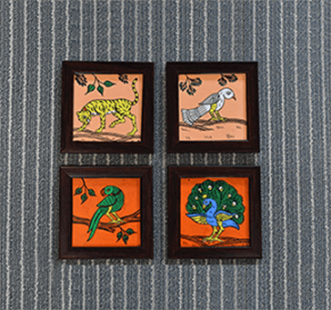 Buy Pattachitra Forest Inspirations Coaster Set