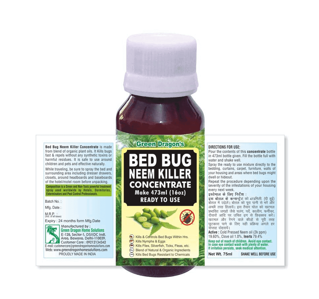 Buy Green Dragon's Bed Bug Neem Killer Concentrate 1420ml
