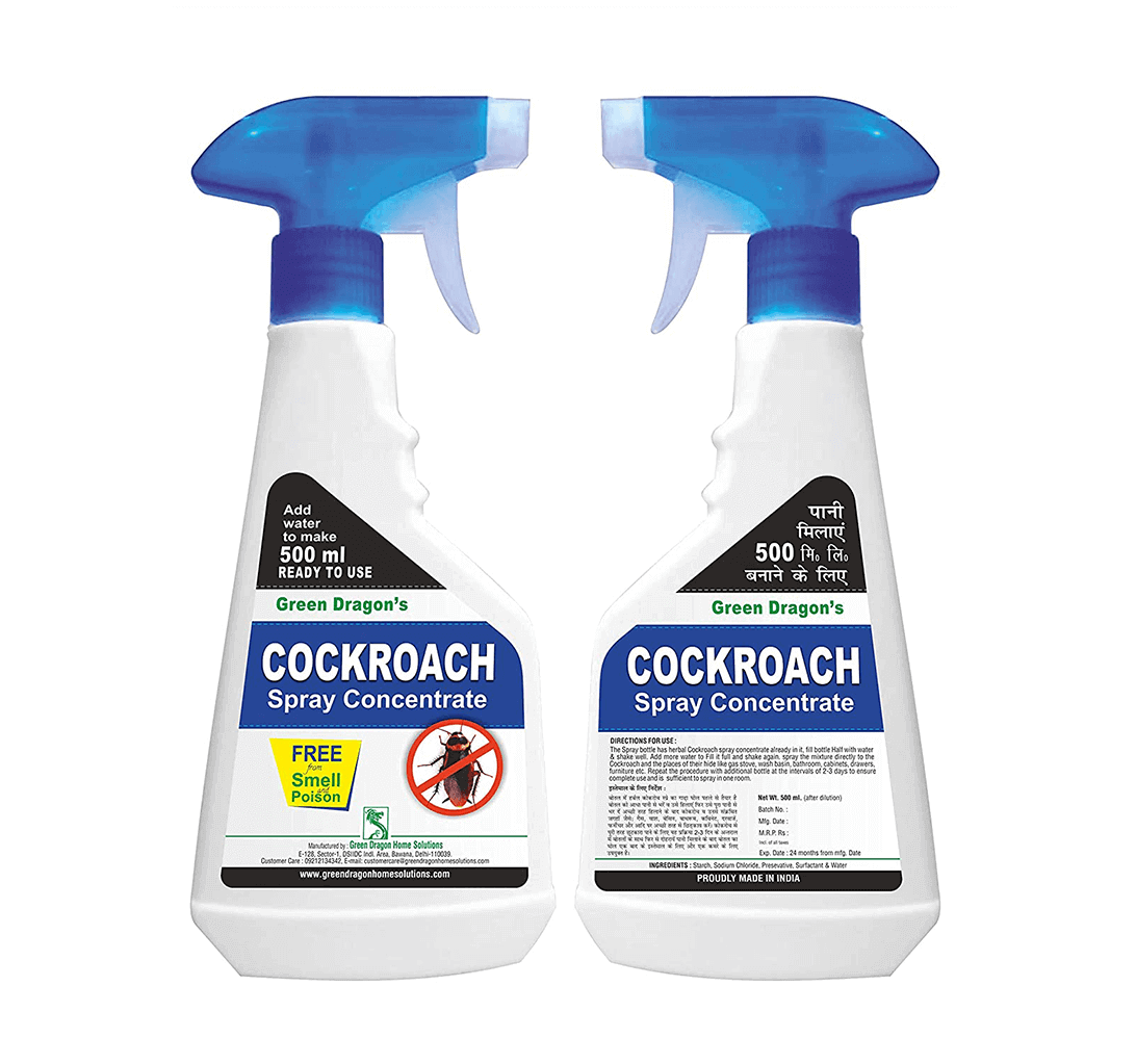 Buy Green Dragon's Cockroach Spray Concentrate (Pack Of 3) 1500ML