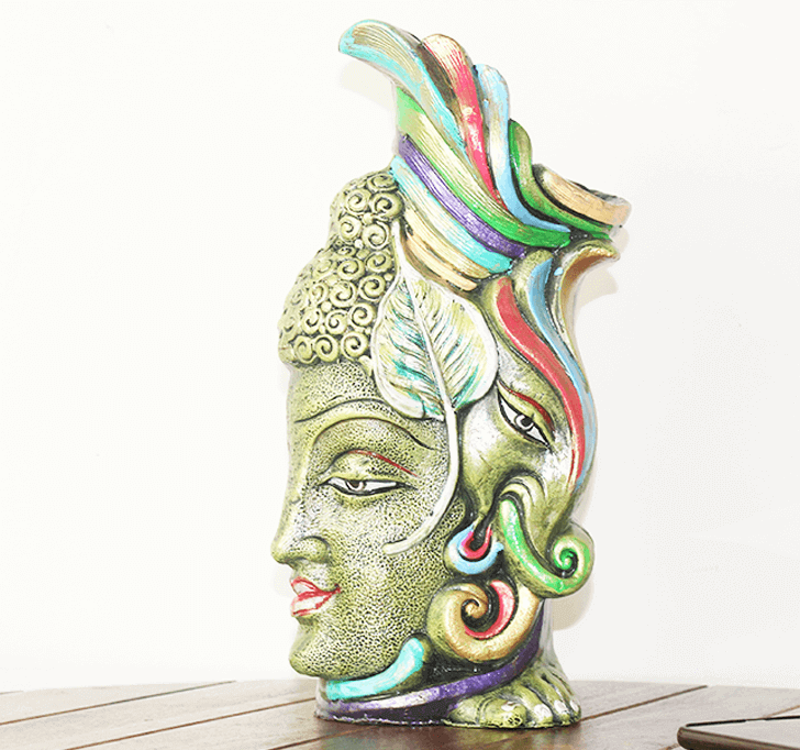 Buy Big Multi Color Buddha & Ganpati