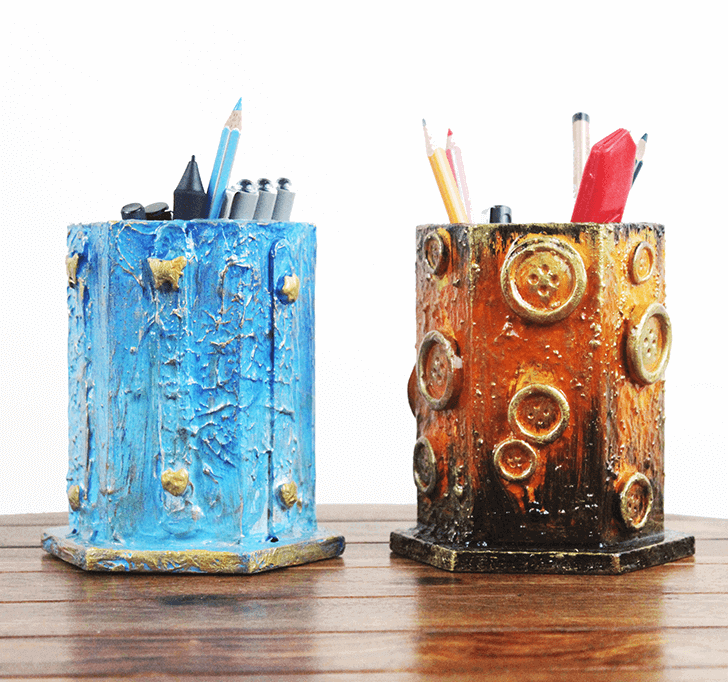 Buy Wooden Pen Stand Combo