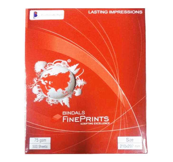 Buy Bindal Copier Paper A4 - 75  GSM (1 Ream - 500 Sheets)