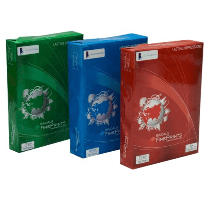 Buy Bindal Fineprints Copier Paper A4 - 70 GSM (1 Ream - 500 Sheets)